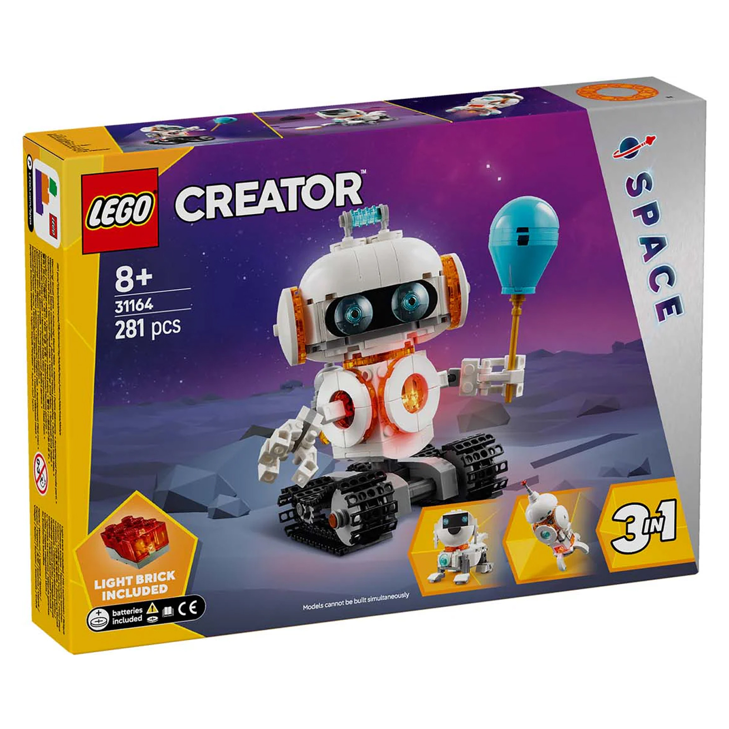 Конструктор детский LEGO Creator 3-in-1 Космический Робот - фото 12