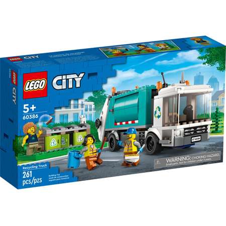 Конструктор LEGO City Грузовик для переработки отходов 60386
