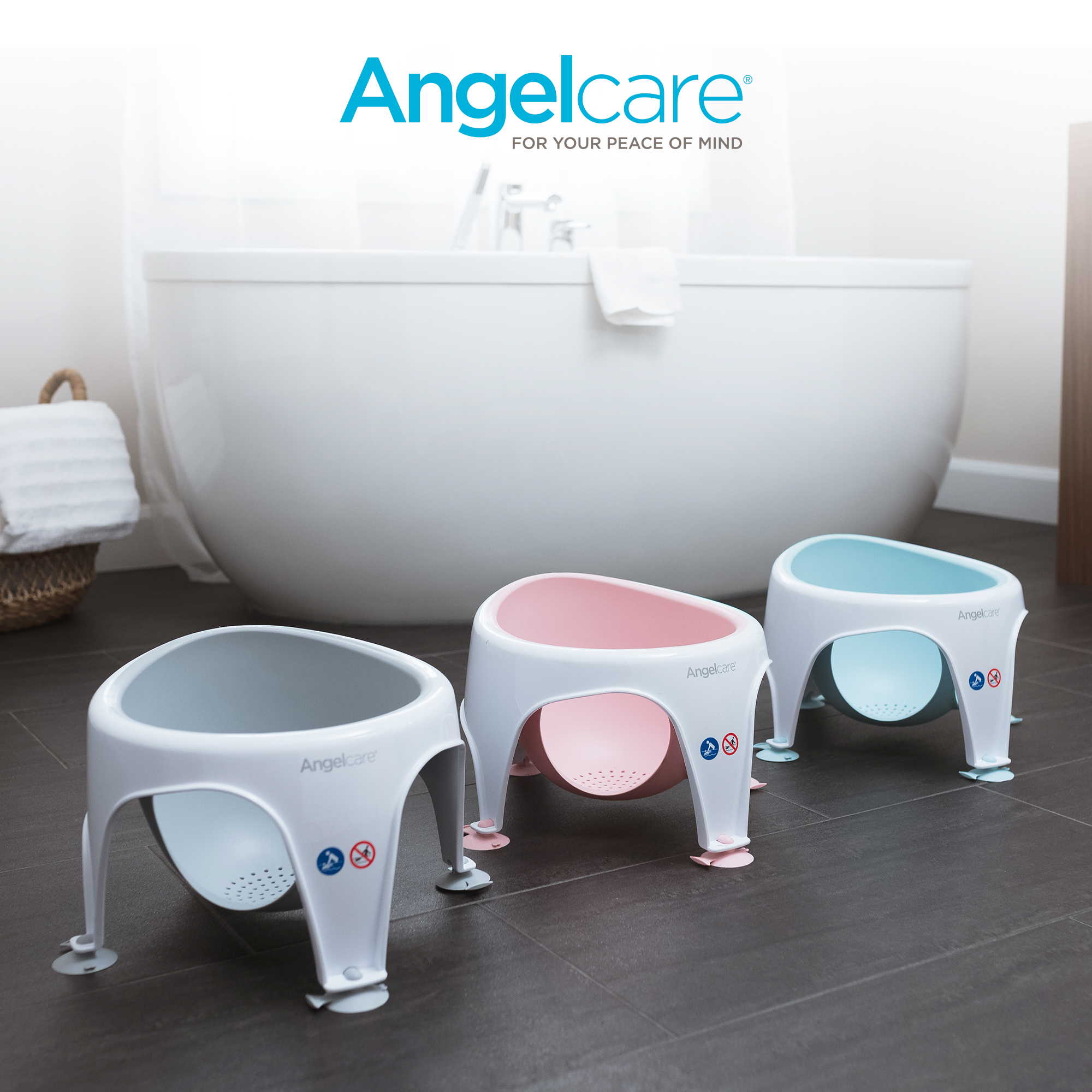 Сидение для купания ANGELCARE Bath ring светло-розовый - фото 7