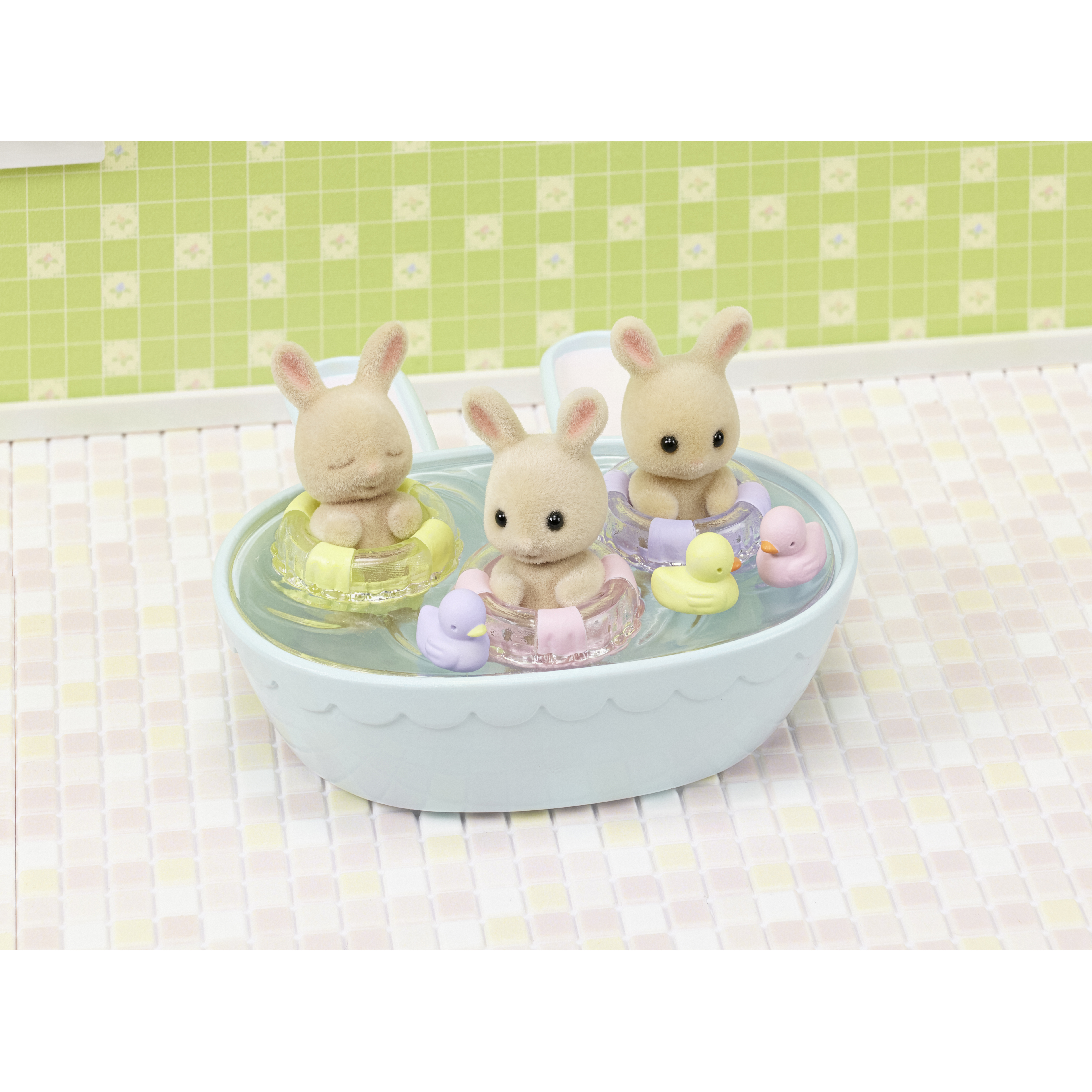 Игровой набор Sylvanian Families для купания тройняшек - фото 3