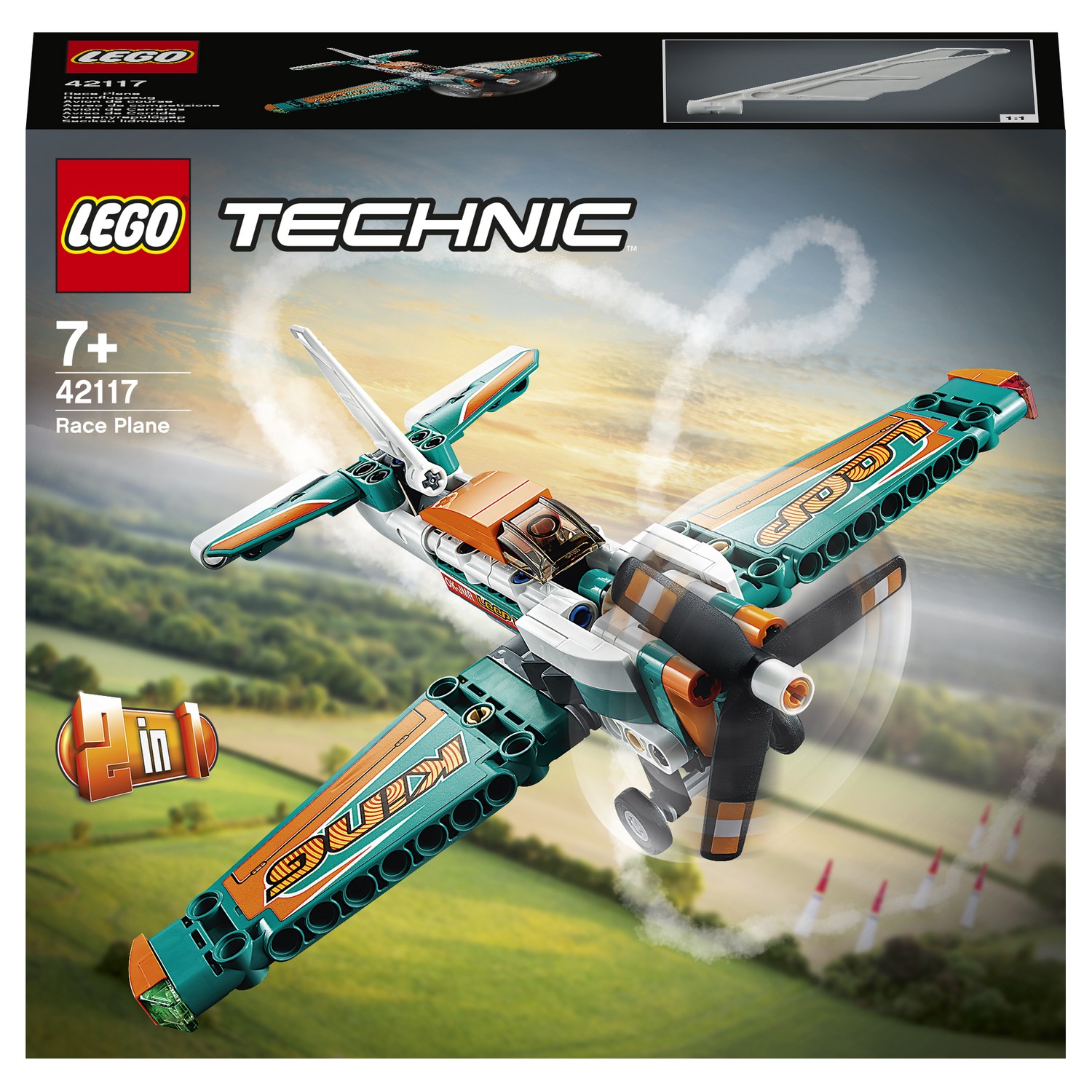 Конструктор LEGO Technic Гоночный самолёт 42117 купить по цене 499 ₽ в  интернет-магазине Детский мир