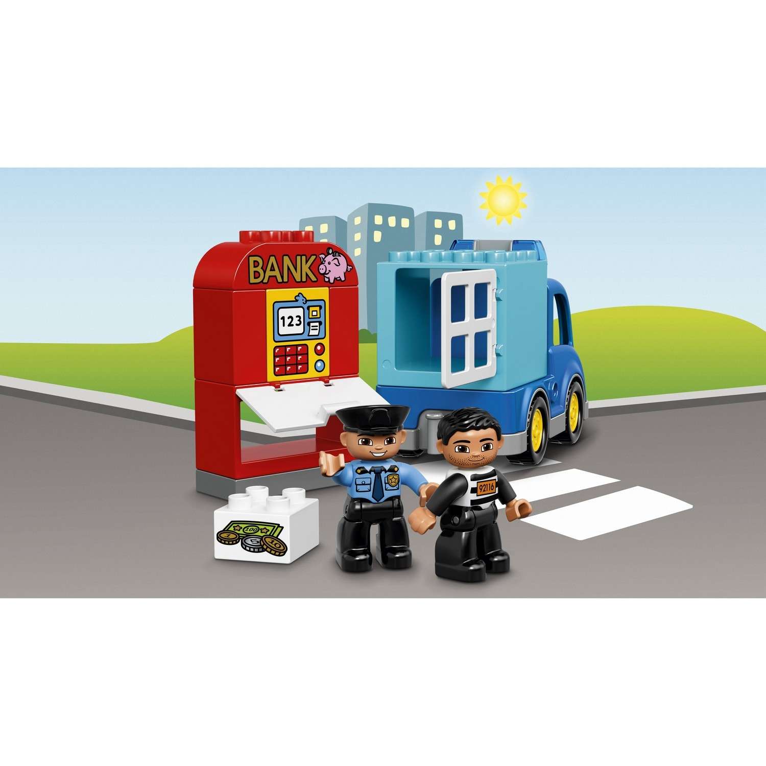 Конструктор LEGO DUPLO Town Полицейский патруль (10809) - фото 4