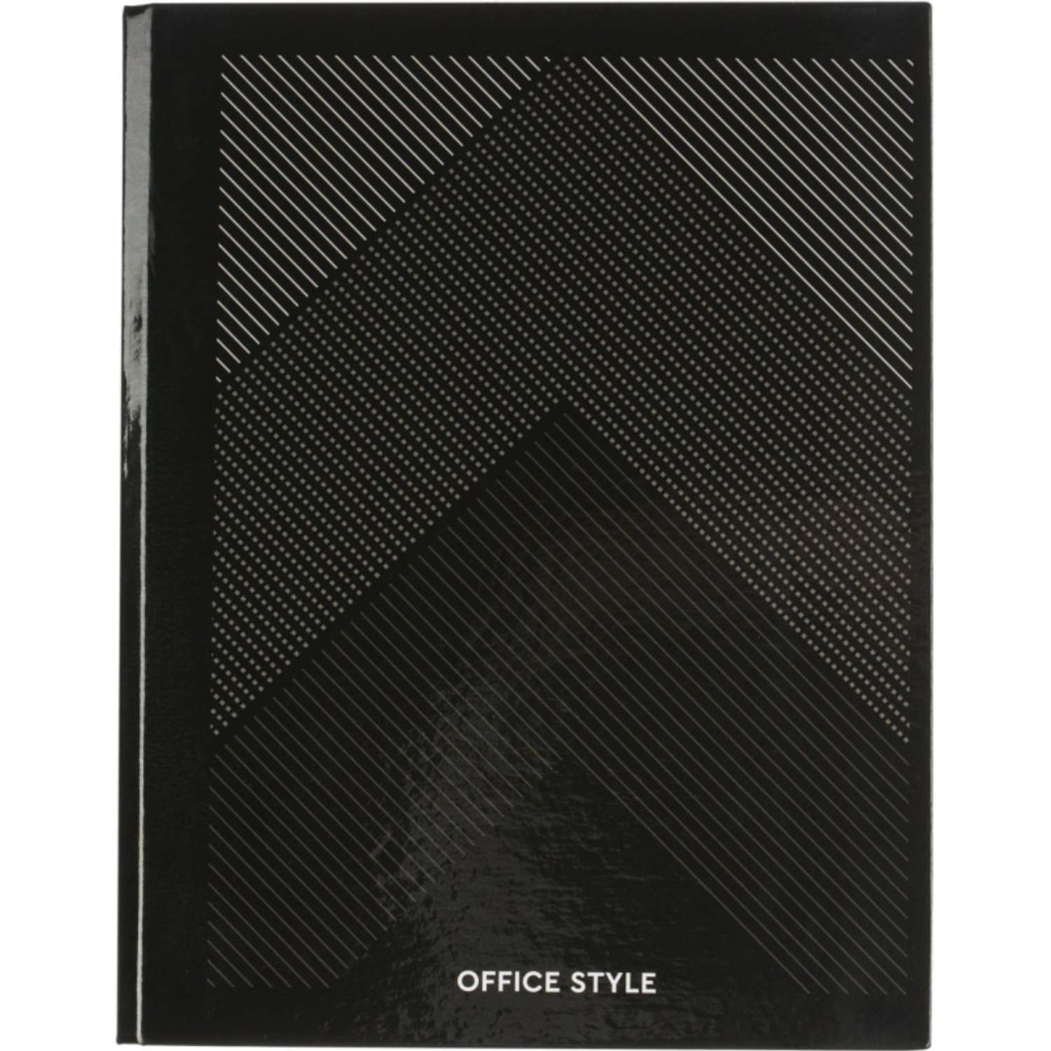 Бизнес-тетрадь Attache Optima А5 120 листов на кольцах клетка ламинированная матовая обложка черная 2 штуки - фото 1