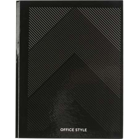 Бизнес-тетрадь Attache Optima А5 120 листов на кольцах клетка ламинированная матовая обложка черная 2 штуки