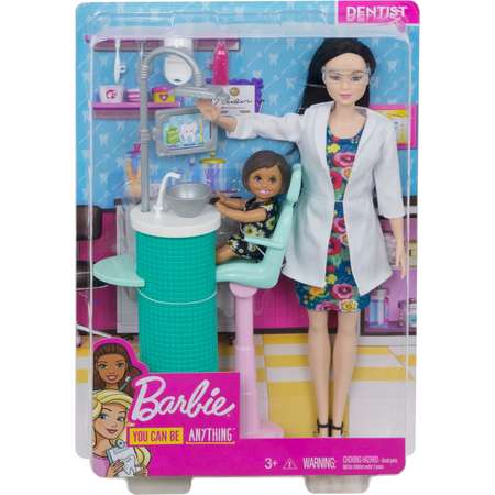 Набор игровой Barbie Кем быть Зубной врач FXP17