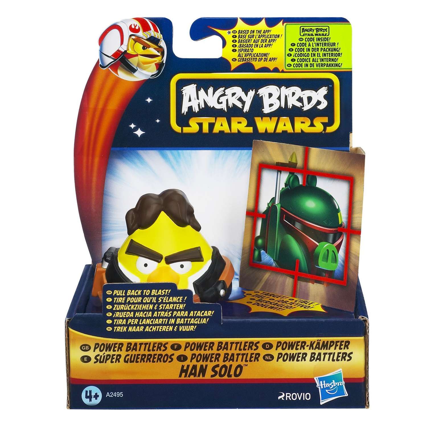 Настольная игра Hasbro Games Angry Birds Star Wars Атака с воздуха Хан Соло - фото 2