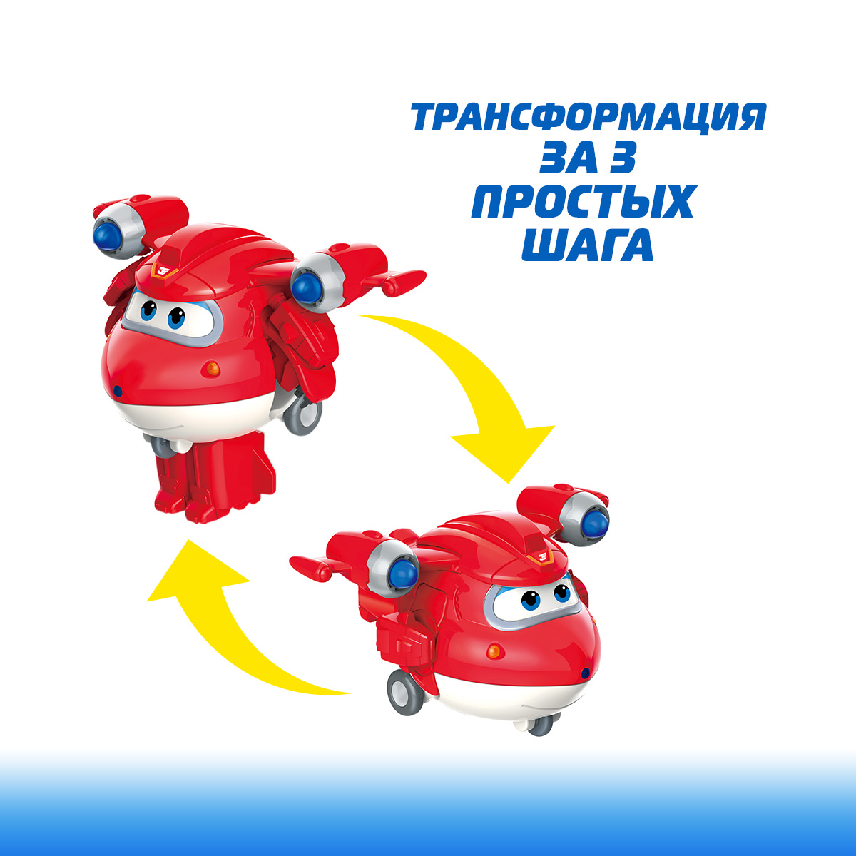 Игровой набор Super Wings трансформеры Джетт и Санни - фото 4