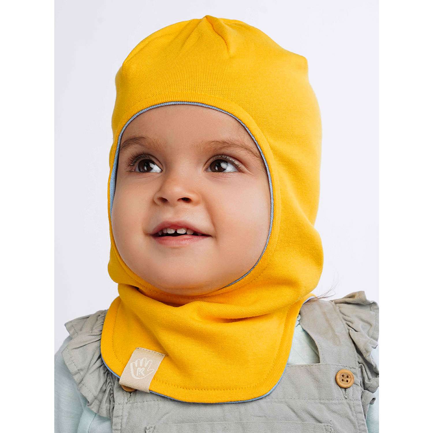 Шапка-шлем Prikinder U-A_221079 Цвет: Желтый/голубой - фото 5
