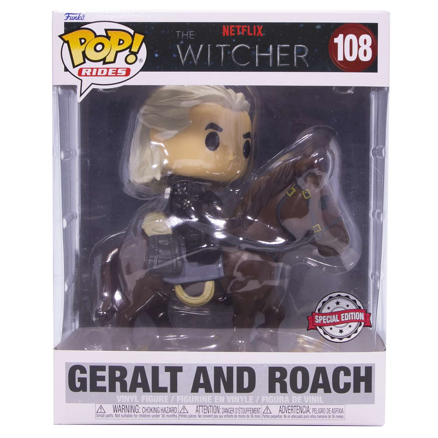 Фигурка Funko Rides TV Witcher Geralt And Roach Exc - фото 5