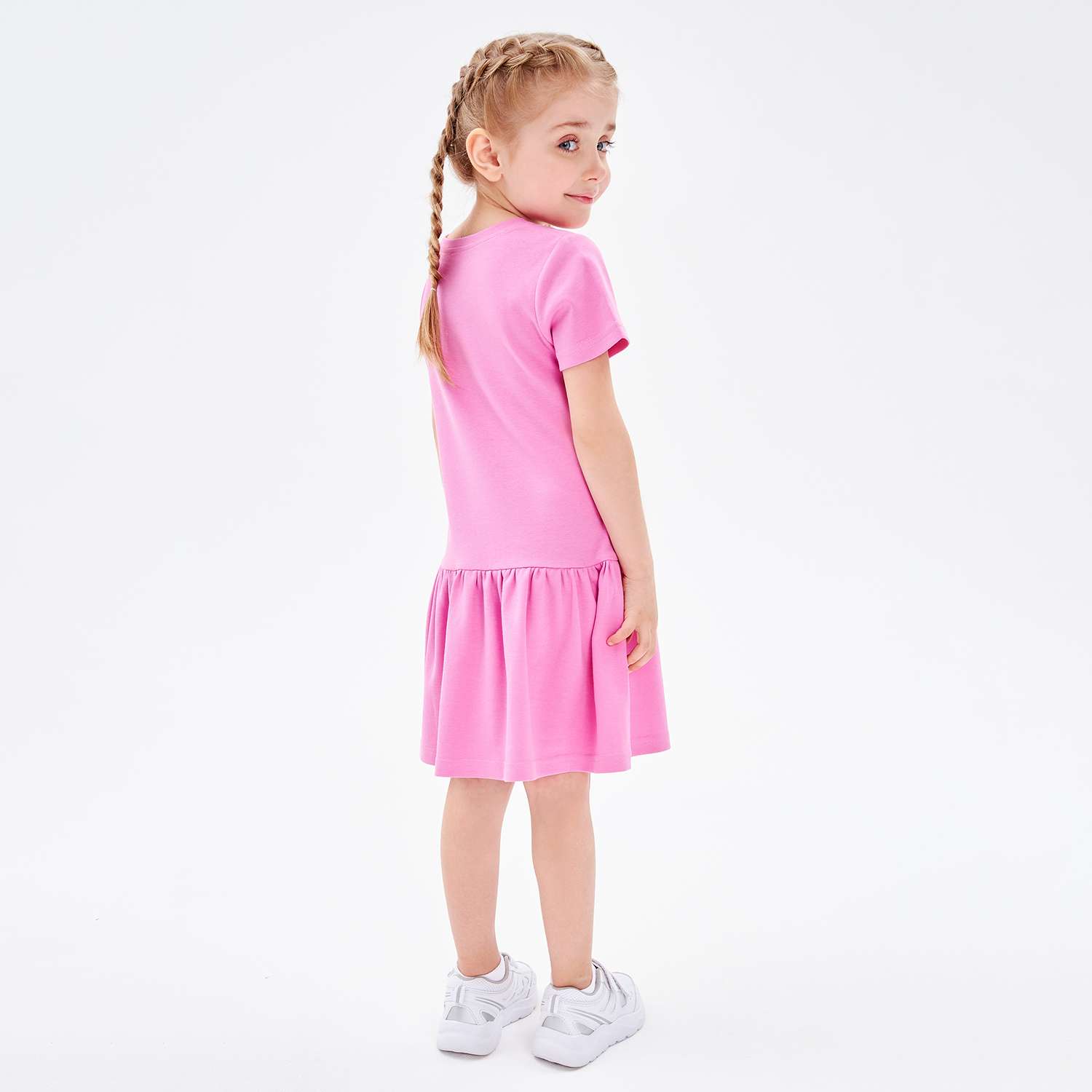 Платье Lucky Child 143-63/розовый/0-2 - фото 2
