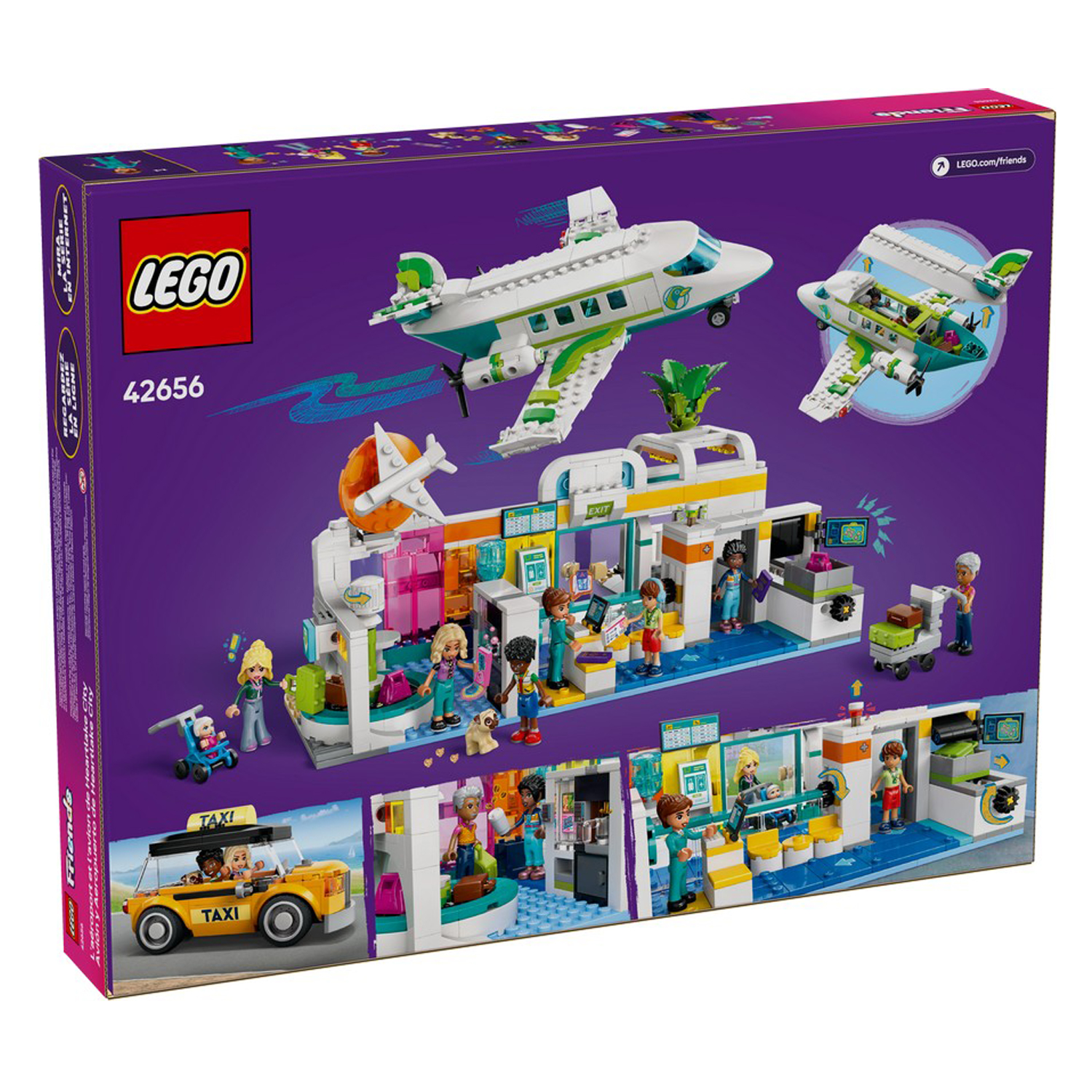 Конструктор детский LEGO Friends Аэропорт Хартлейк-Сити и самолет - фото 8