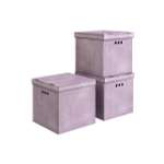 Набор коробок для хранения VALIANT 31.5х31.5х31.5 см 3 шт