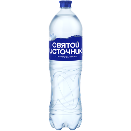 Вода Святой Источник газированная 1.5л