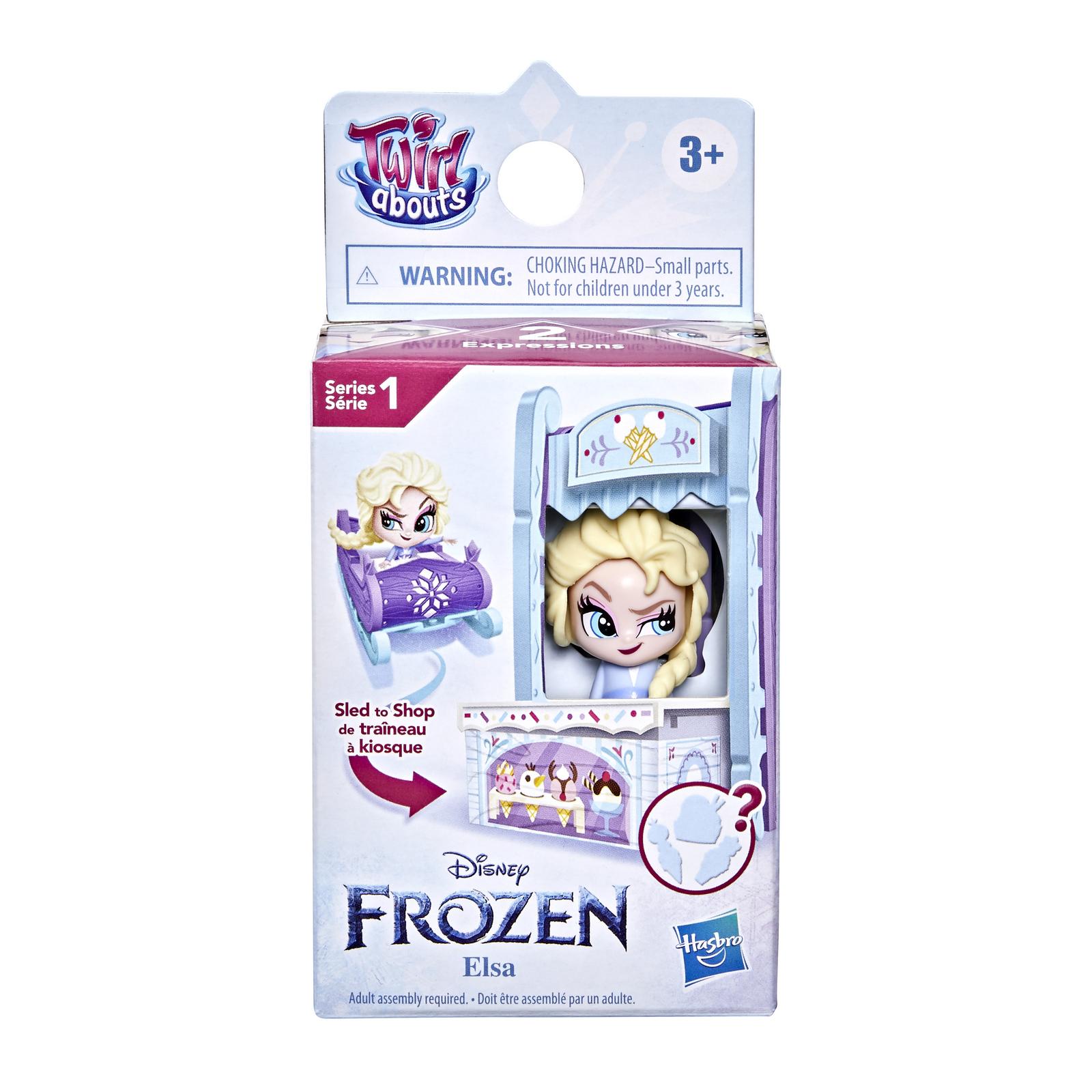 Набор игровой Disney Frozen Холодное Сердце Twirlabouts Санки Эльза  F3129EU4 купить по цене 199 ₽ в интернет-магазине Детский мир