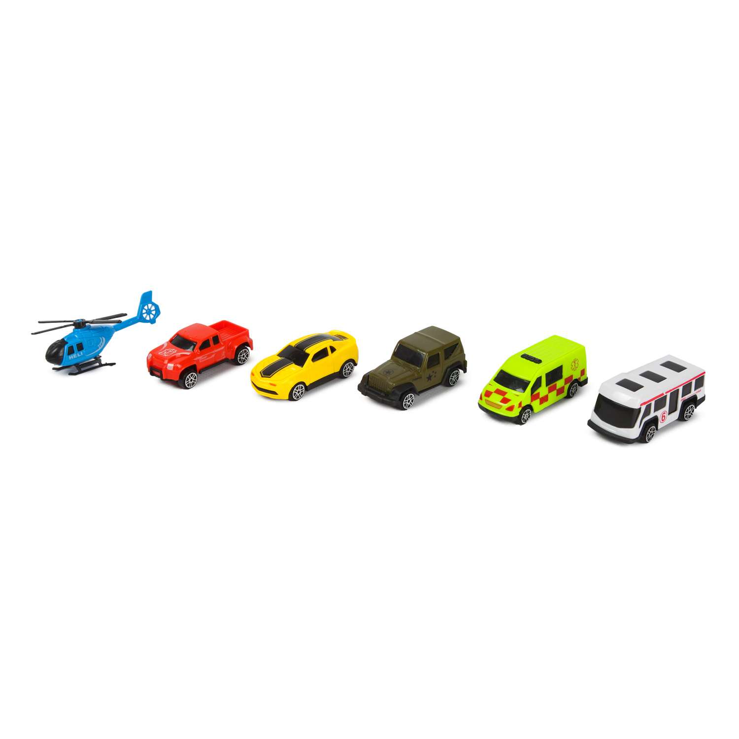 Набор машинок Mobicaro Грузовик красный 10 предметов 666-01K 666-01K - фото 5