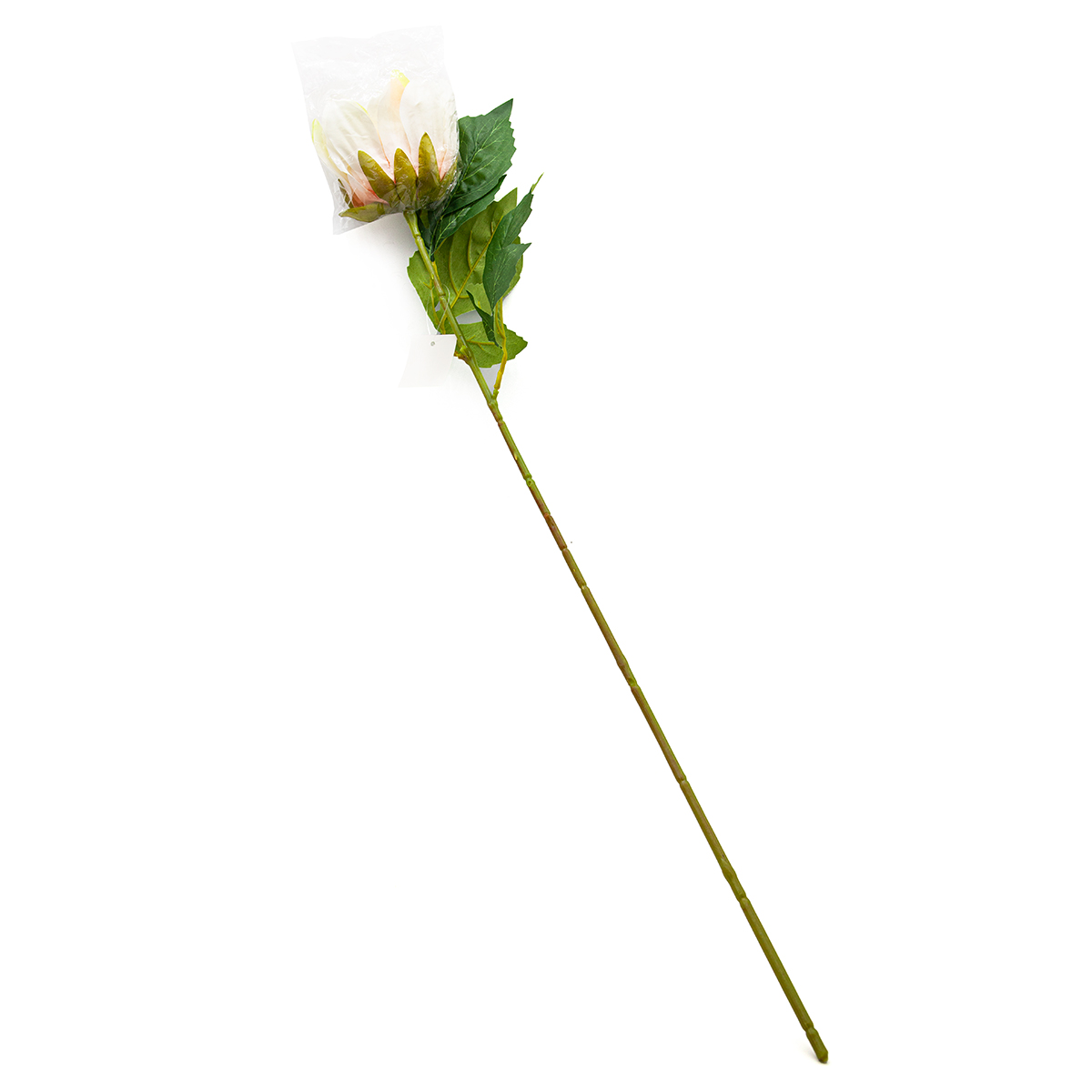 Цветок искусственный Astra Craft Георгин 76 см цвет белый - фото 3