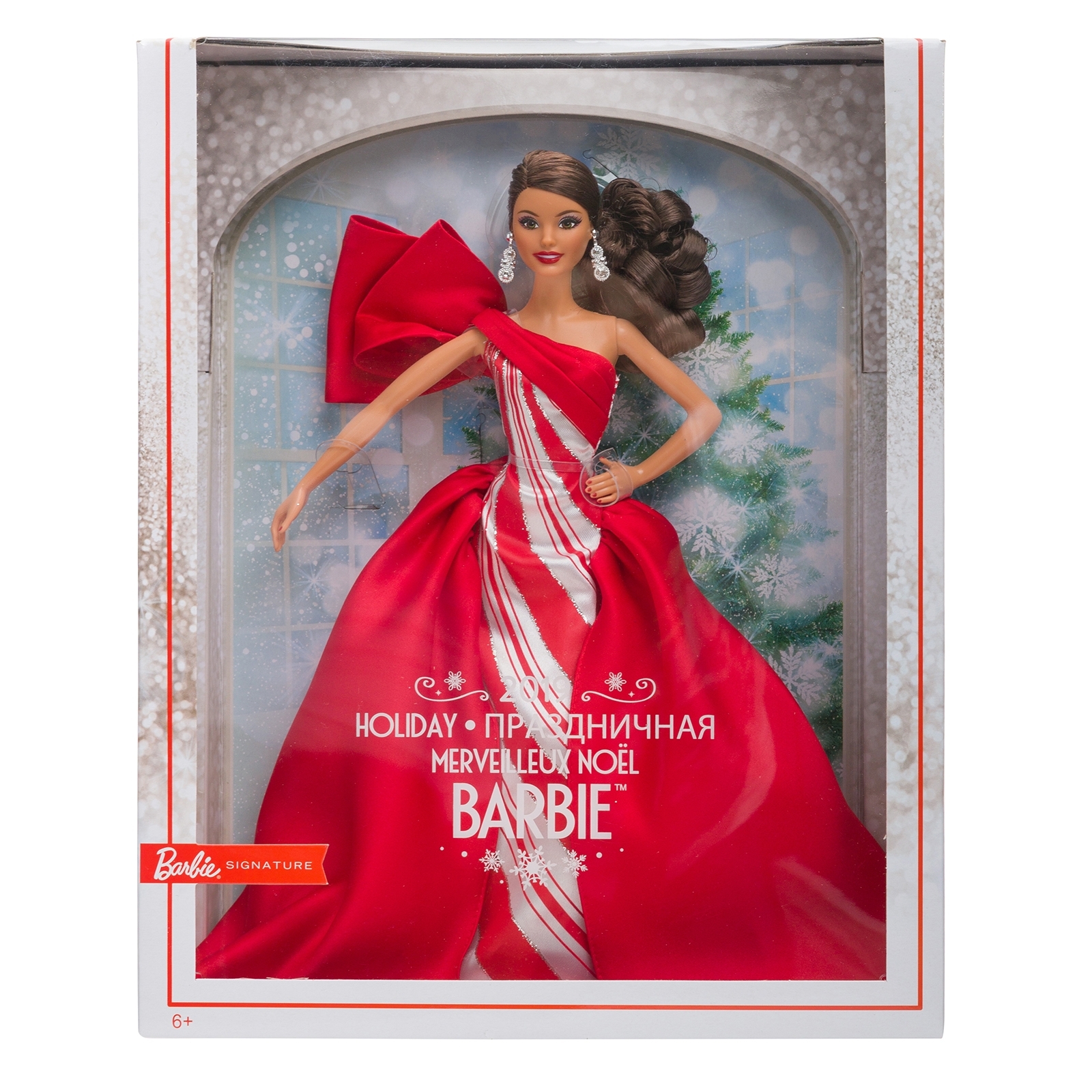 Кукла Barbie 2019 Праздничная Брюнетка FXF03 FXF03 - фото 2