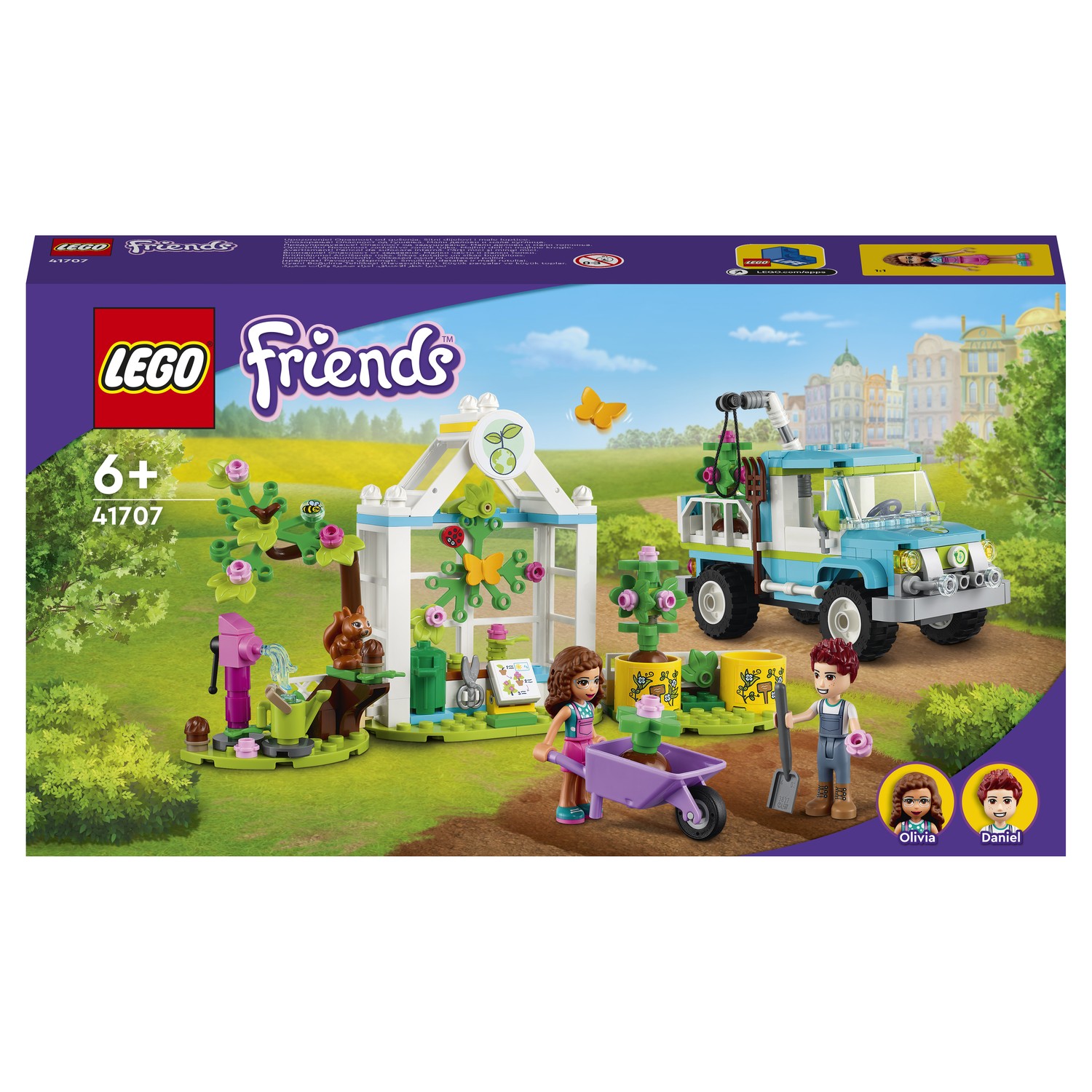 Конструктор LEGO Friends Машина для посадки деревьев 41707 купить по цене  2299 ₽ в интернет-магазине Детский мир