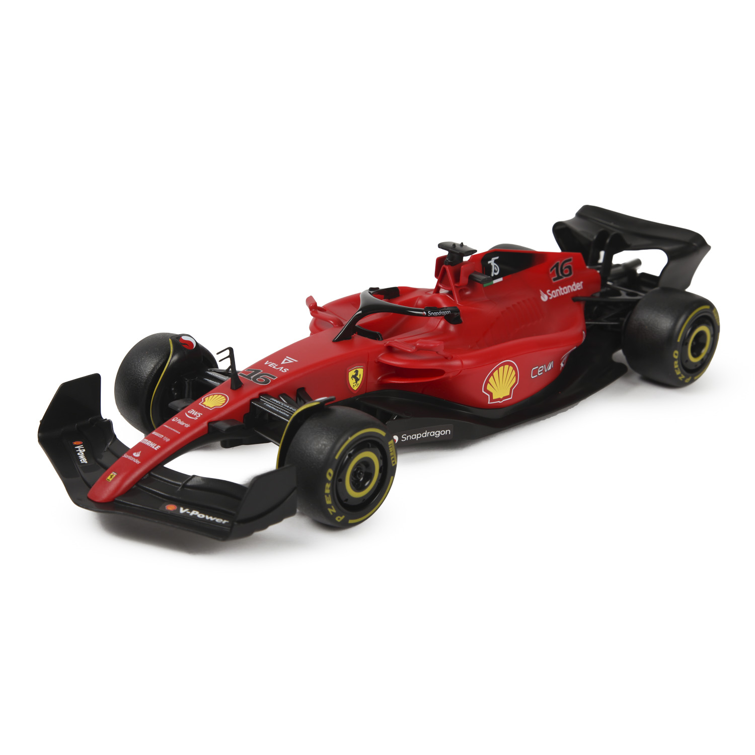 Машина Rastar РУ 1:18 Ferrari F1 75 Красная 93400