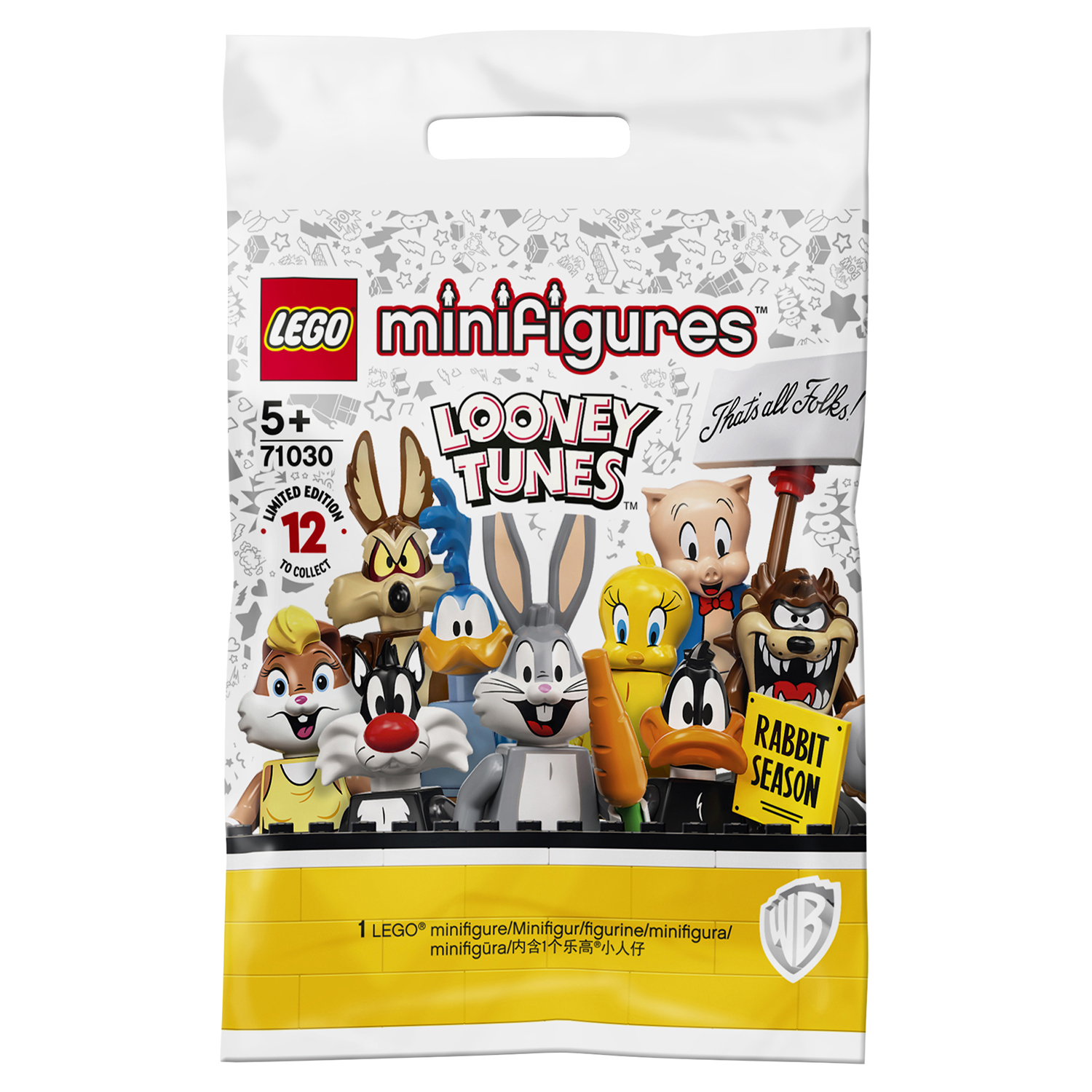 Конструктор LEGO Minifigures Минифигурки Looney Tunes в непрозрачной  упаковке (Сюрприз)71030 купить по цене 99 ₽ в интернет-магазине Детский мир