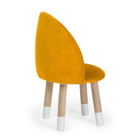 Стул-кресло Тутси детское на ножках для малышей желтый канарейка 34х34х59 см