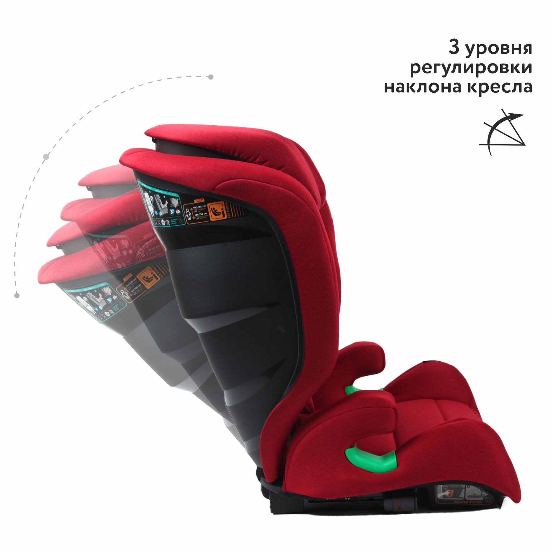 Автокресло Babyton Traveller i-Size Red