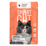 Корм для кошек и котят Smart Cat 85г кусочки индейки в нежном соусе