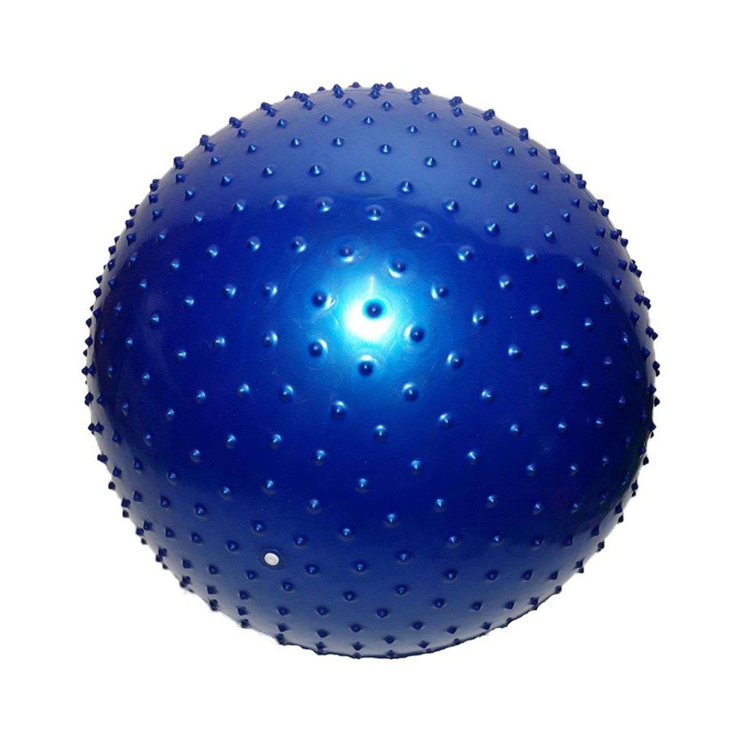Фитбол Uniglodis Массажный с антивзрывным эффектом синий - фото 1