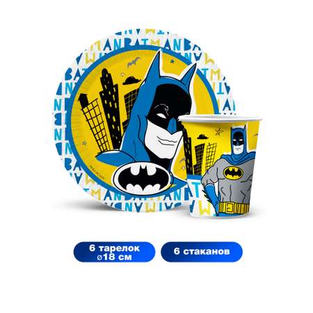 Набор одноразовой посуды ND PLAY Batman 304889