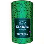 Зеленый крупнолистовой чай KANTARIA в тубе c имбирем