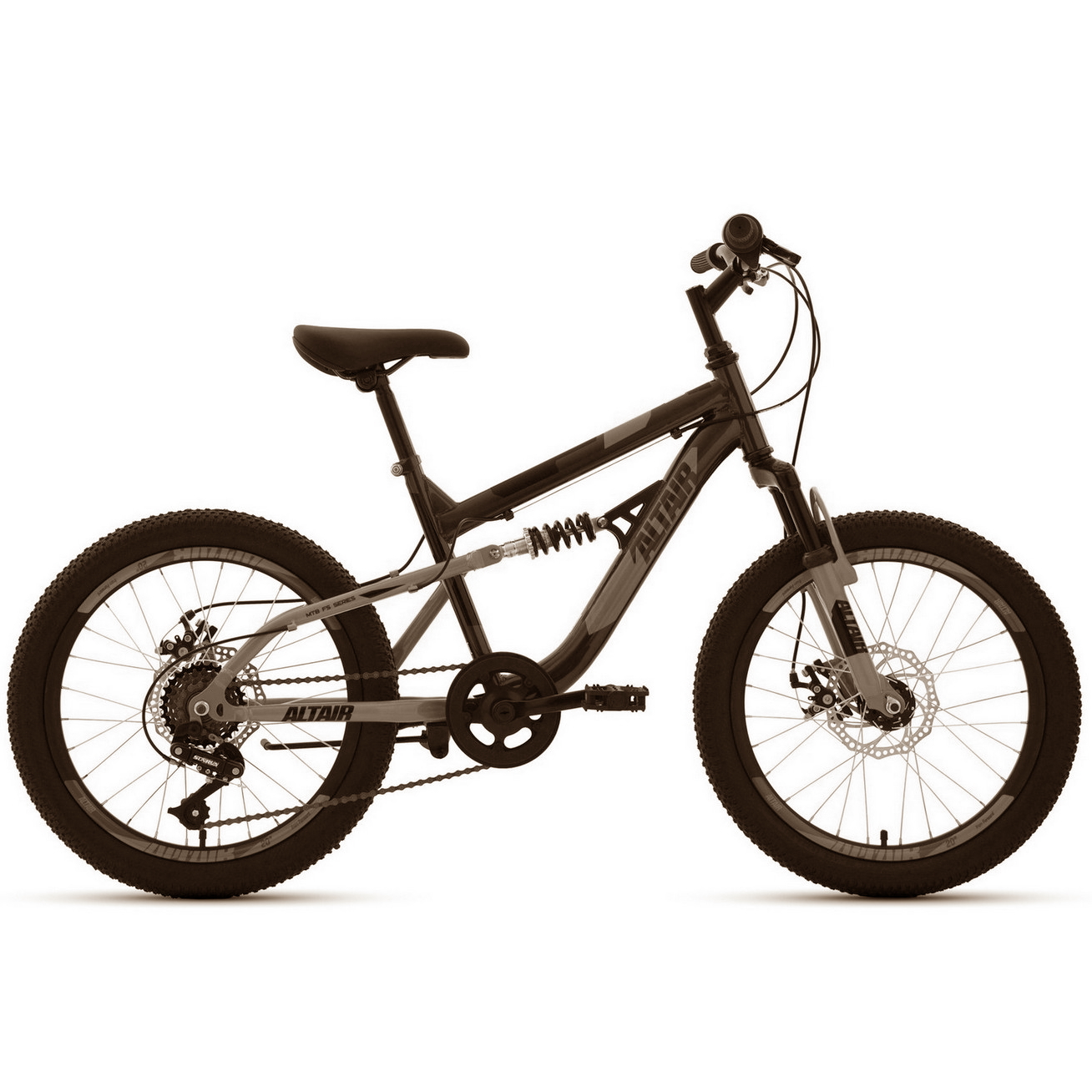 Велосипед детский Altair MTB FS 20 disc - фото 1