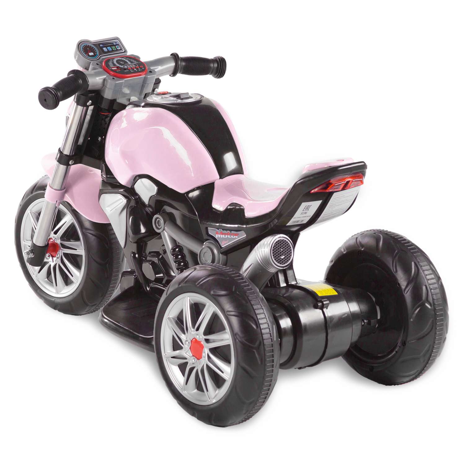Мотоцикл BABY STYLE на аккумуляторе розовый - фото 4