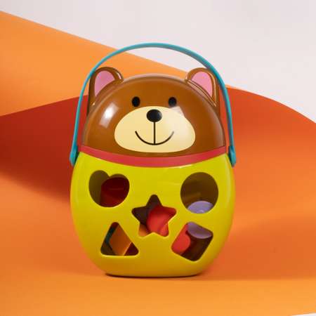 Развивающая игрушка-сортер Little Hero для детей Мишка 3015_1