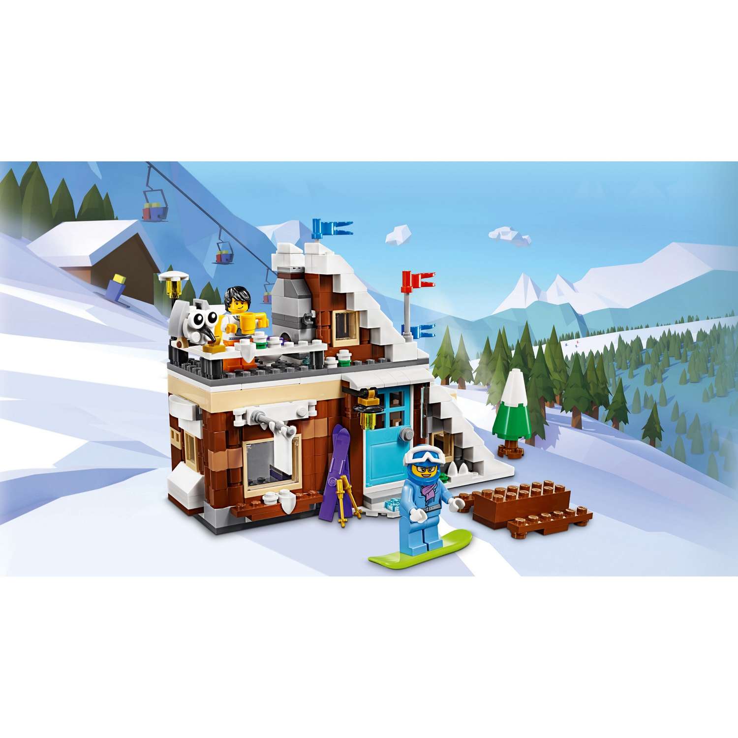 Конструктор LEGO Зимние каникулы (модульная сборка) Creator (31080) - фото 5