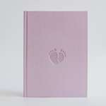 Фотоальбом-дневник Moms Book Первый альбом малышки. Розовый для девочки. Текстиль