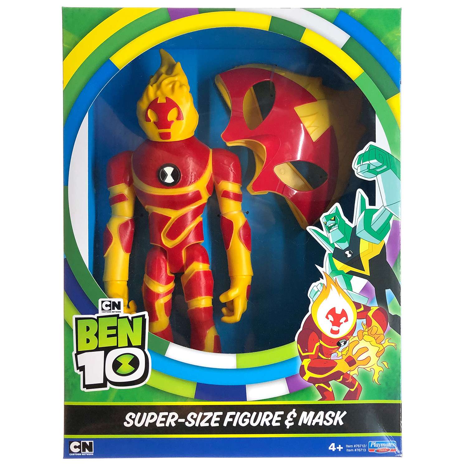Набор игровой Ben10 Фигурка Человека огня XL + маска для ребенка 76712 - фото 2