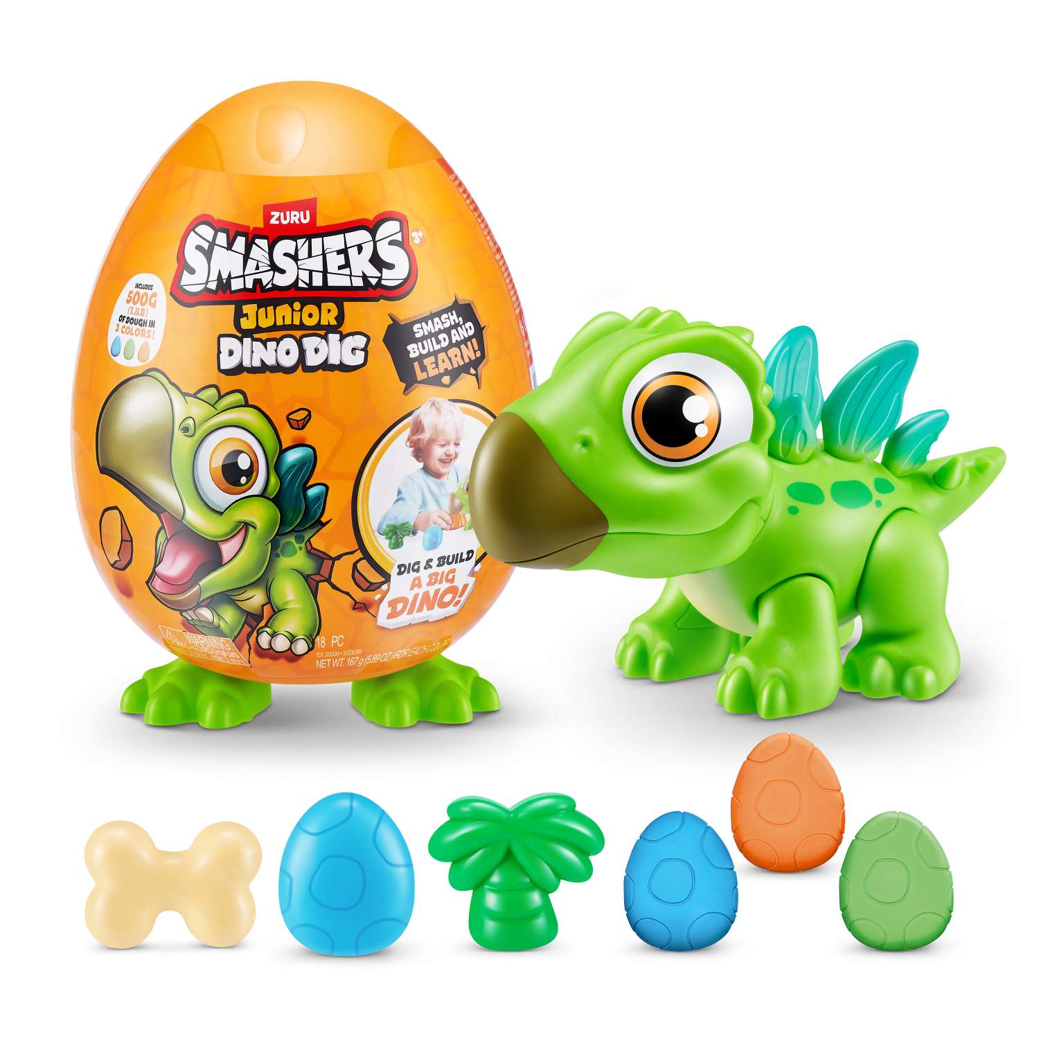 Набор игровой Smashers Junior Dino DIG Яйцо маленькое в непрозрачной упаковке (Сюрприз) 74116 - фото 12