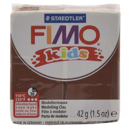 Глина полимерная Staedtler Fimo 42г Коричневая