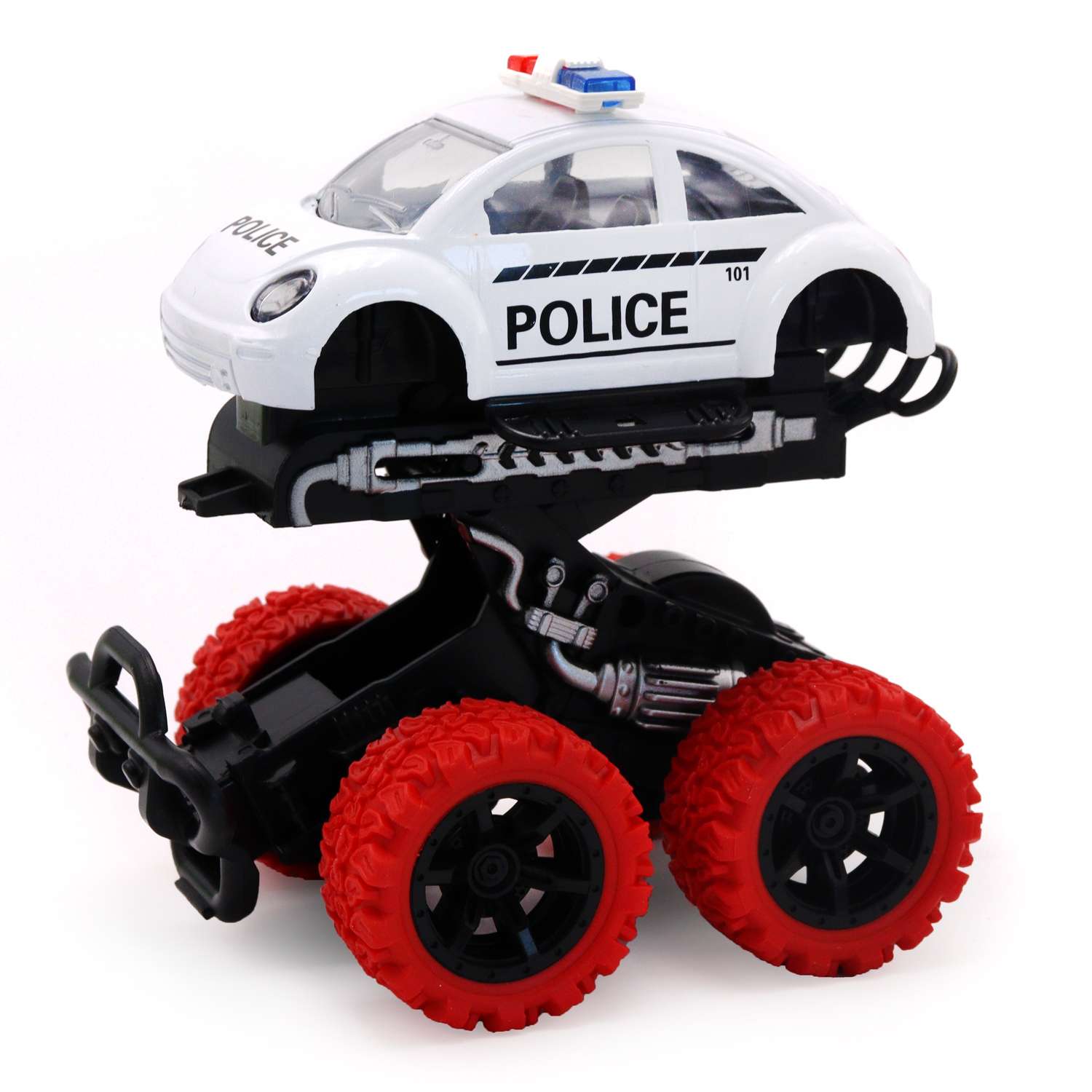 Машинка Funky Toys Полицейская с красными колесами FT8486-5 FT8486-5 - фото 1