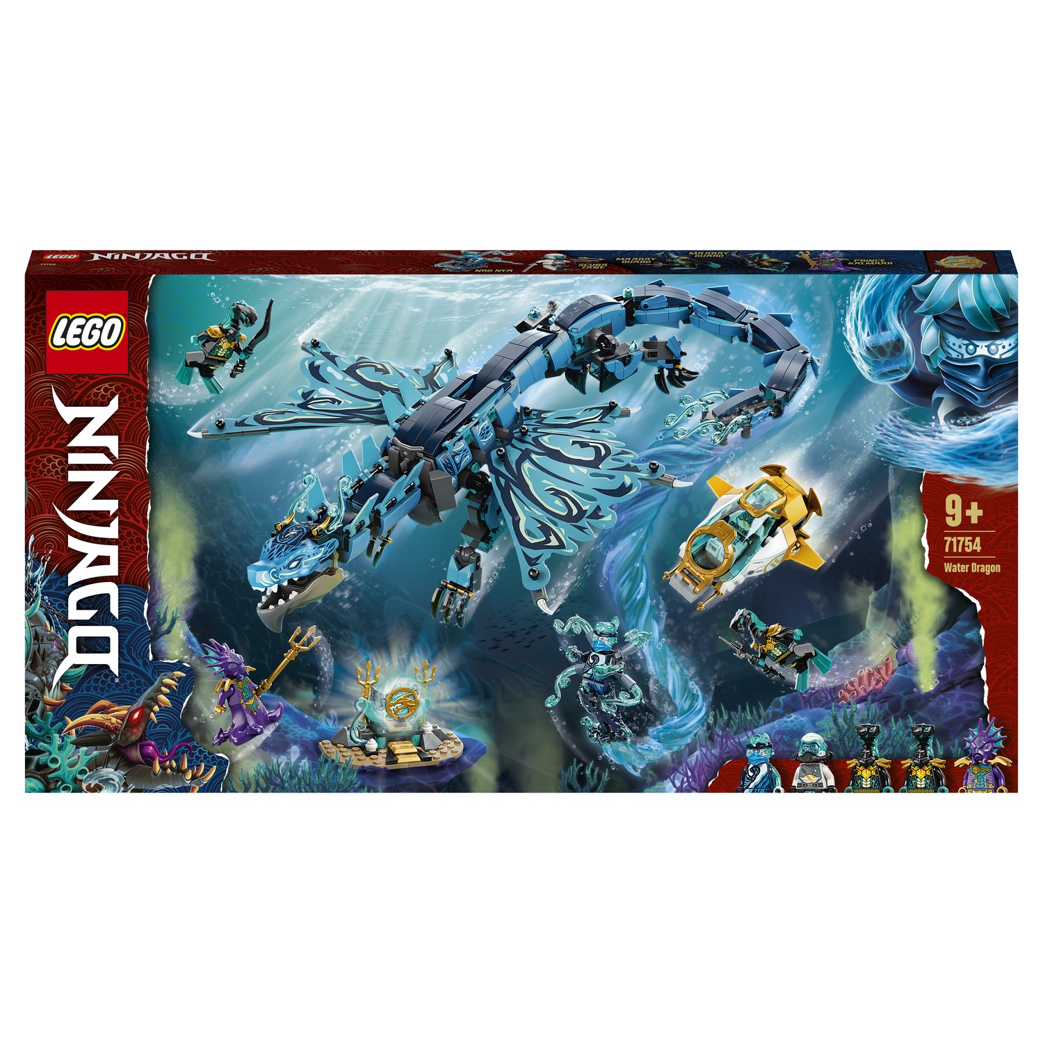 Конструктор LEGO Ninjago Водный дракон 71754 купить по цене 4999 ₽ в  интернет-магазине Детский мир