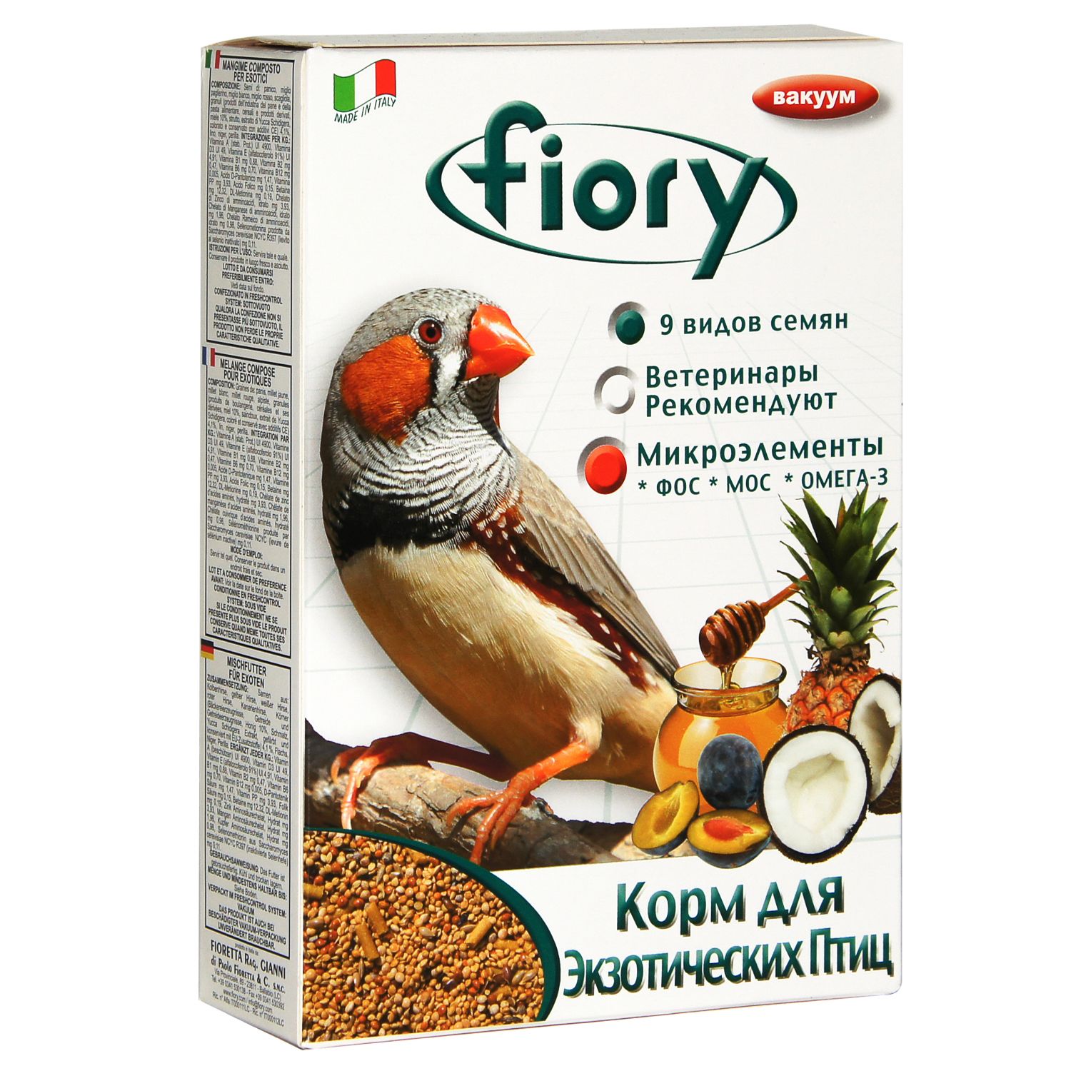 FIORY Корм для экзотических птиц Esotici (400 г)