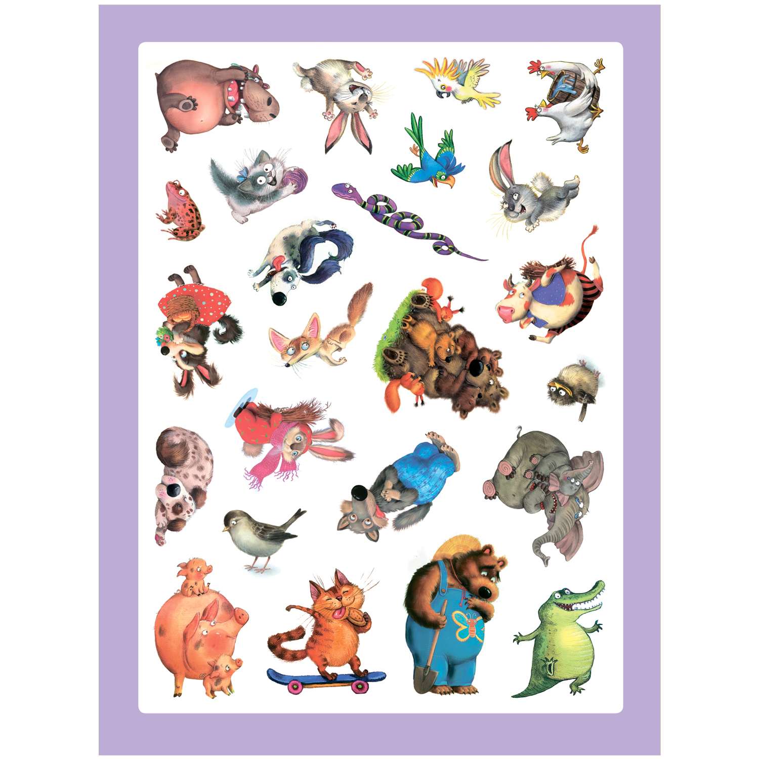 Наклейки Стикерпаки Коллекция наклеек Милые зверята - фото 4