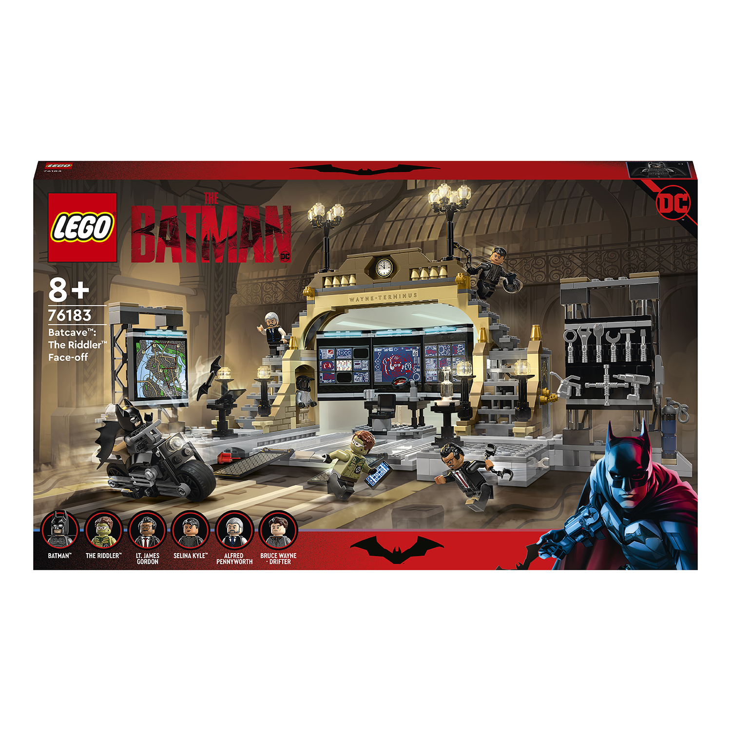 Конструктор LEGO Super Heroes Бэтпещера схватка с Загадочником 76183