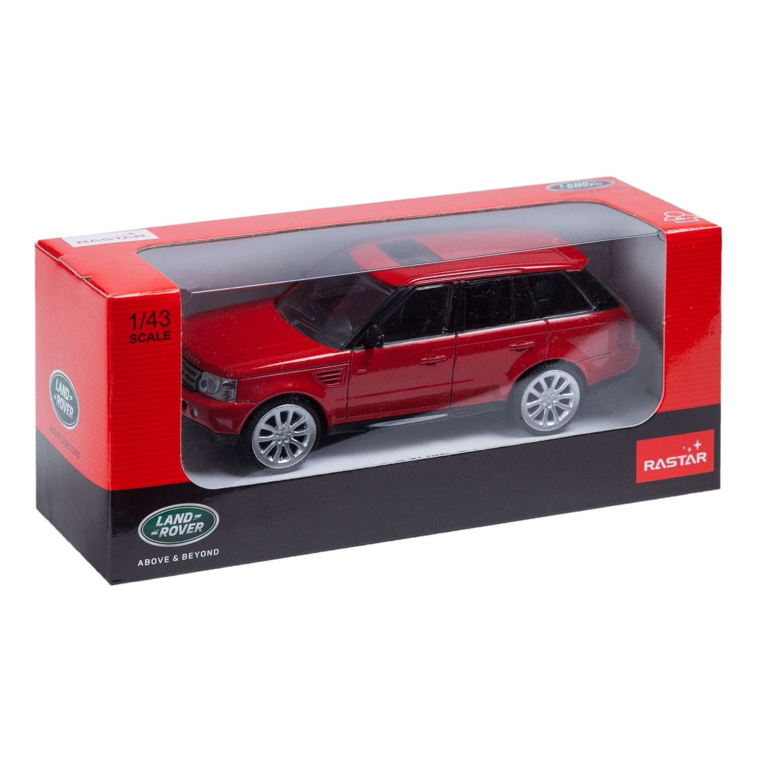 Машинка Rastar Range Rover Sport 1:43 Красная 36600 - фото 2