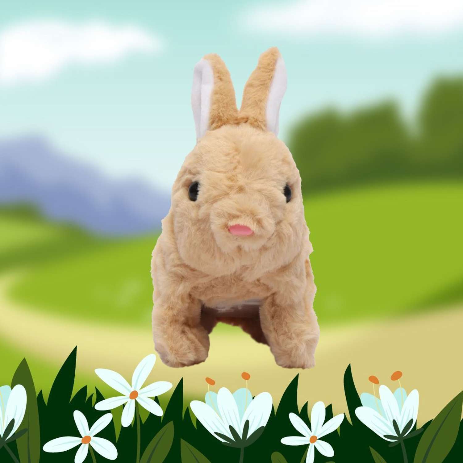 Кролик плюшевый ЦДМ Игрушки интерактивная игрушка для малышей - фото 4