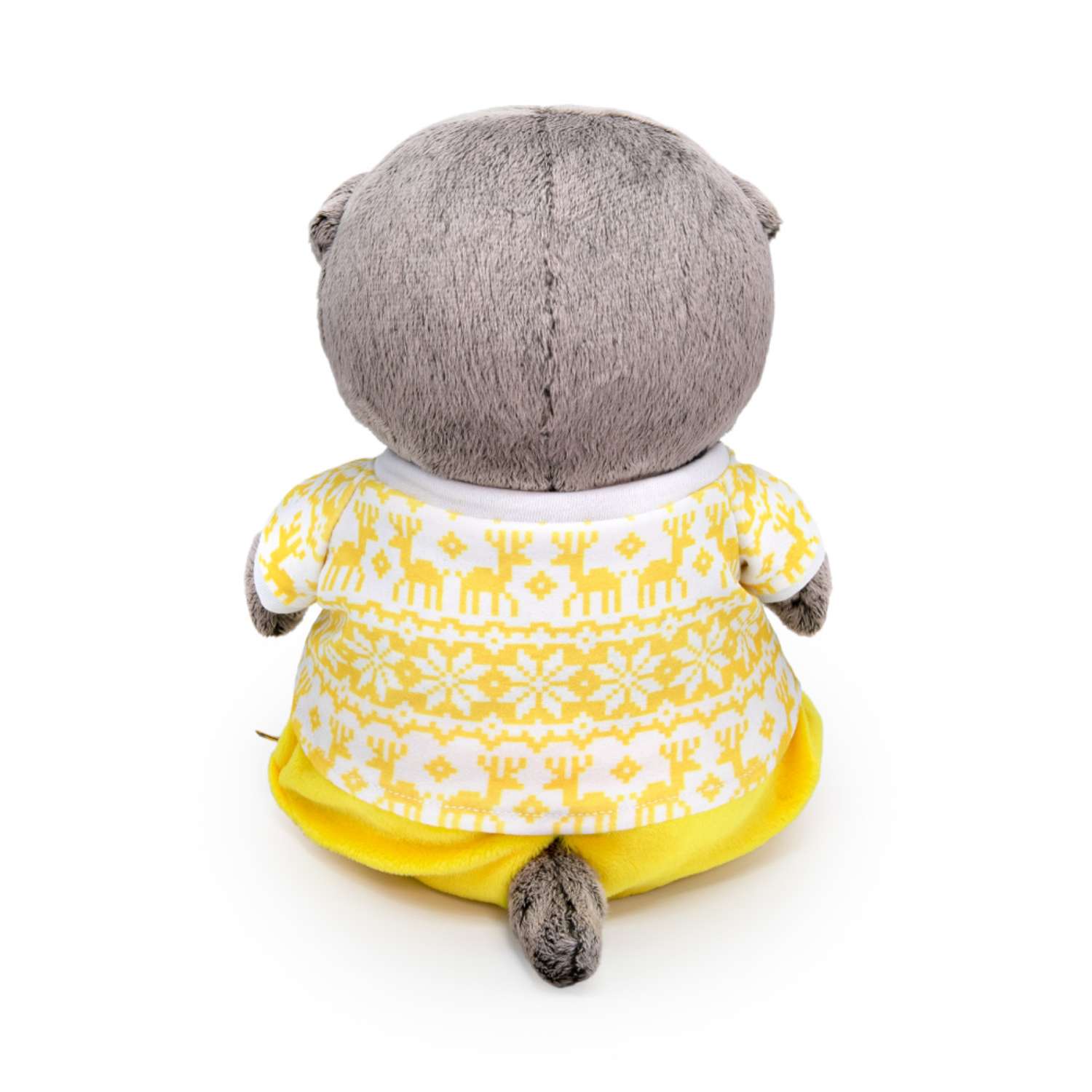 Мягкая игрушка BUDI BASA Басик BABY в зимней пижамке 20 см BB-109 - фото 3