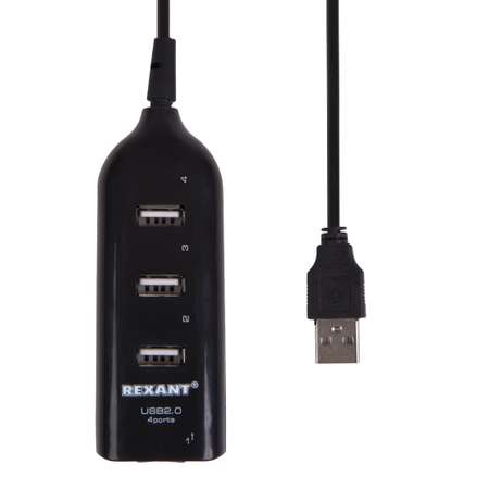 Разветвитель REXANT USB 2.0 на 4 порта