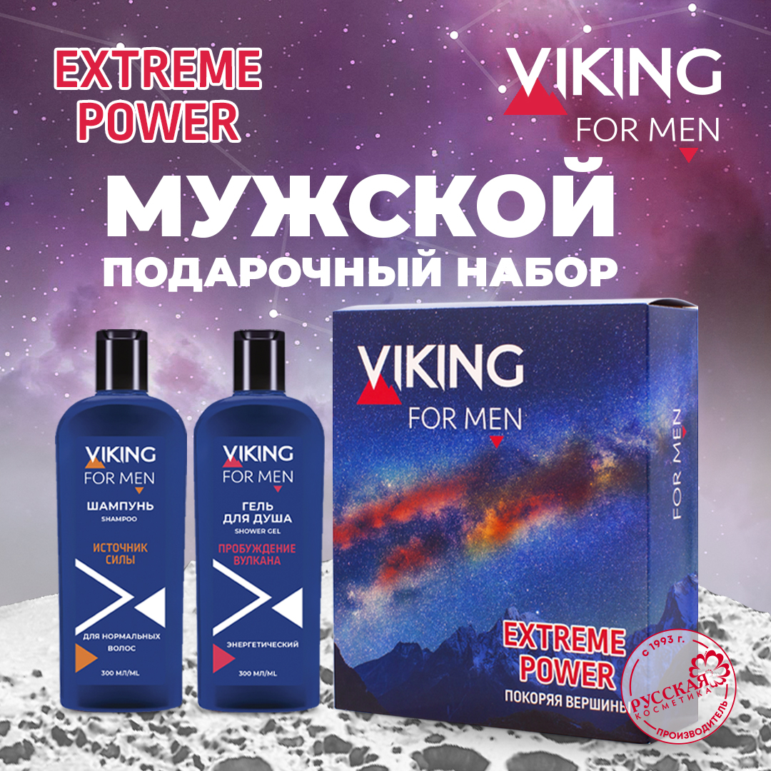 Подарочный набор для мужчин VIKING Exstreme Power купить по цене 350 ₽ в  интернет-магазине Детский мир