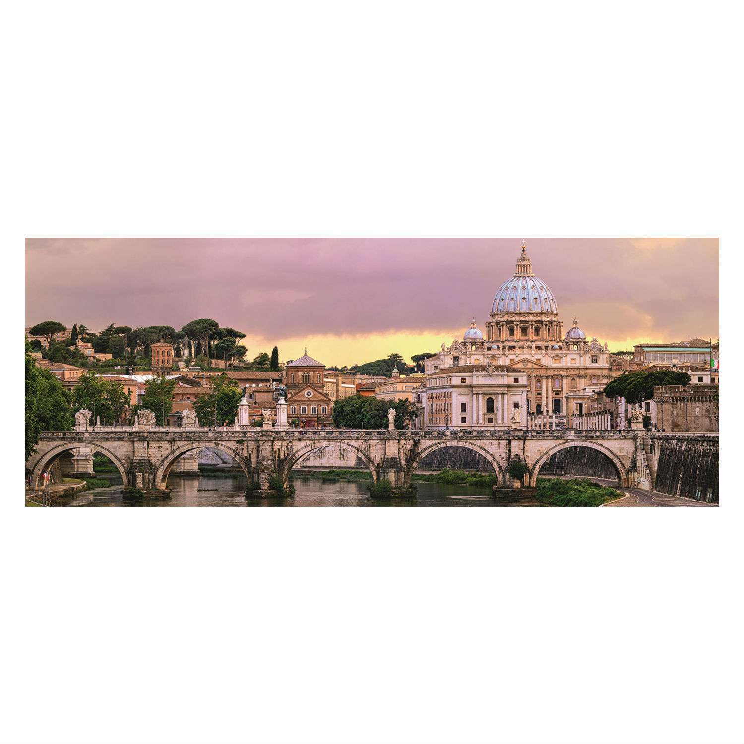 Пазл Ravensburger панорамный Рим 1000 шт - фото 1