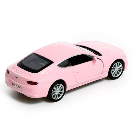 Машина Автоград металлическая BENTLEY CONTINENTAL GT. 1:32. инерция. цвет матовый розовый